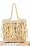 Tassel Handwoven Bag Seaside Vacation Large Capacity Shoulder Bag