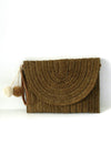 Woven bag clutch