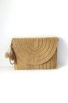 Woven bag clutch