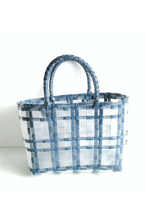 Transparent jelly bag beach bag plastic woven casual bag