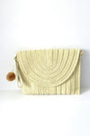 Woven bag clutch