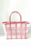 Transparent jelly bag beach bag plastic woven casual bag