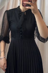 Women's fashionable lace patchwork dress