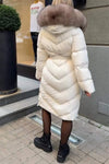 Women's Casual Hooded Mid-length Thick Cotton Coat