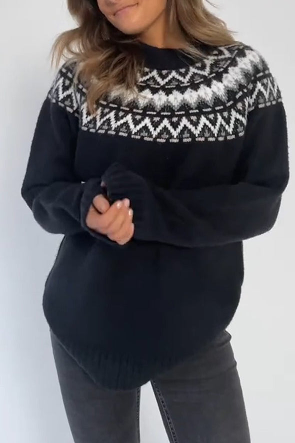 Women's casual loose pullover sweater