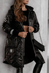 Women's Multi-colored Winter Warm Zipper Hooded Coat