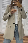 Ladies casual simple blazer