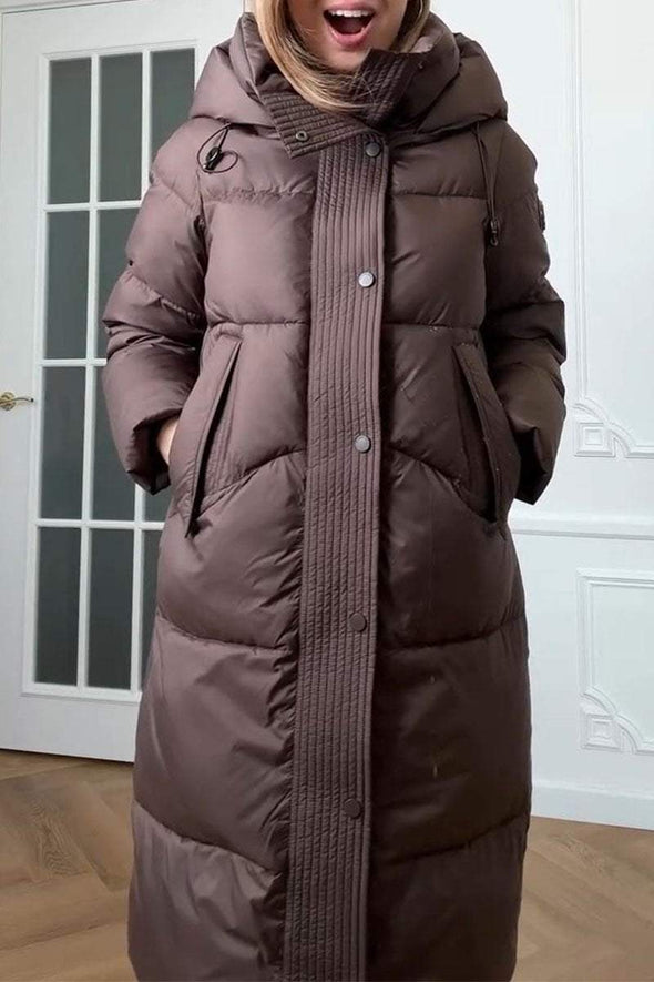 Women's Solid Color Lapel Long Coat