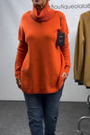 Women's Casual Solid Turtleneck Sweater