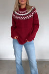 Women's casual loose pullover sweater