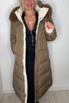 Women's Casual Hooded Long Fur Collar Cotton Coat