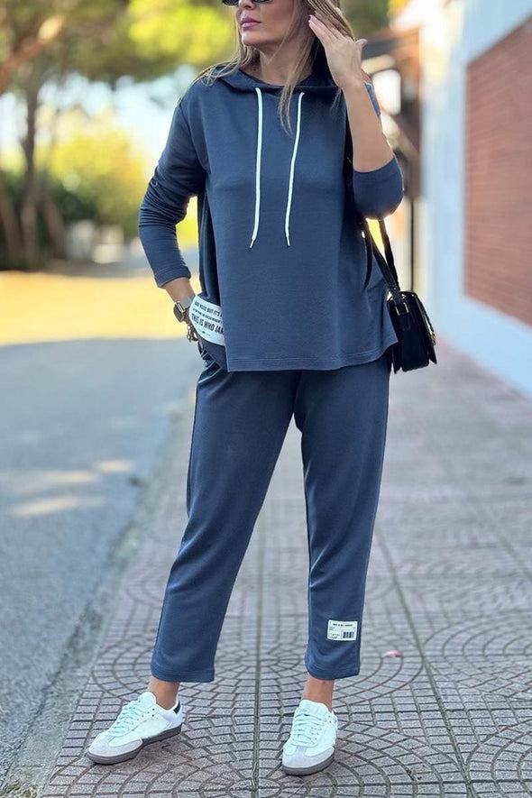 Women's Casual Hooded Sports Suit