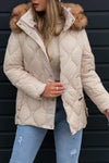 Women's Solid Color Casual Plush Coat