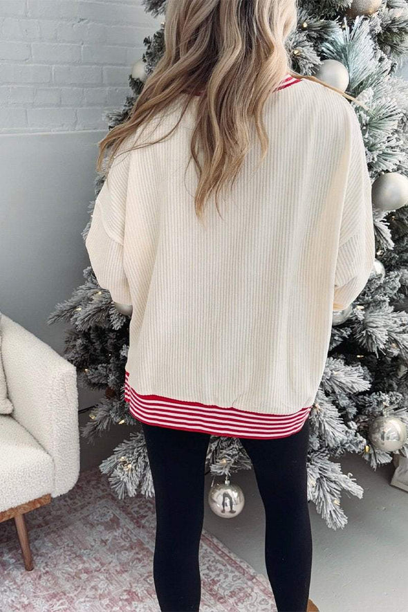 Women's Round Neck Long Sleeve Christmas Sweatshirt