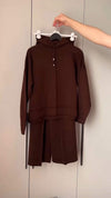 Women's Casual Solid Color Hooded Long Sleeve Two Piece Set