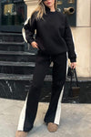 Women's Casual Round-neck Sweatshirt Two-piece Set