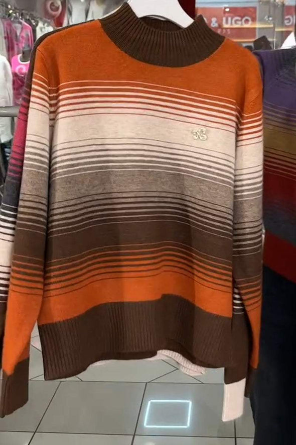 Women's Contrast Stripe Jumper