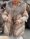 Women's Fur Collar Hooded Coat