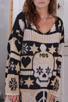 Women's Casual Christmas V-neck Sweater