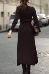 Women's Turtleneck Waist Knitted Dress