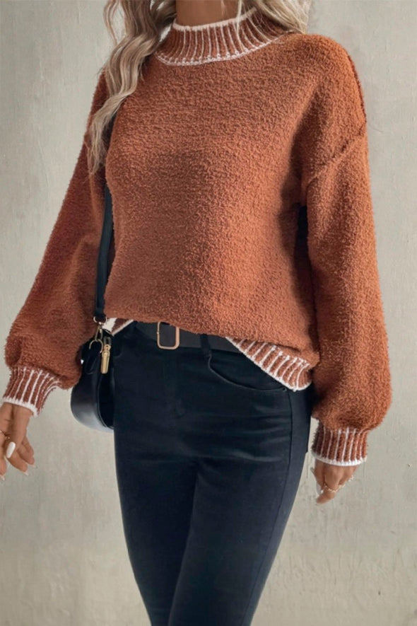 Women's Casual Loose Knitted Sweater