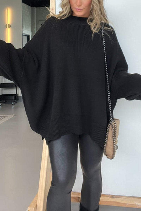 Women's Casual Round Neck Loose Sweater