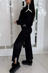 Women's Round Neck Long Sleeve Knitted Casual Suit