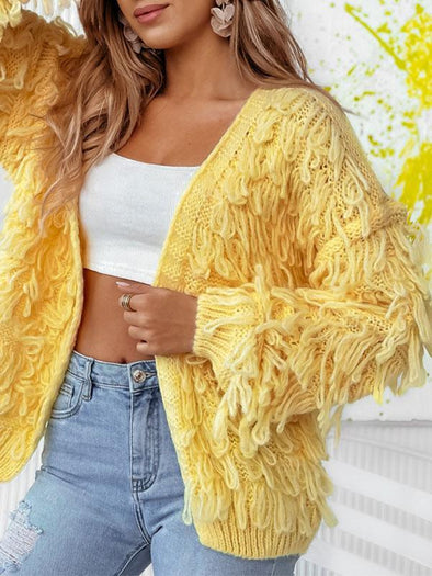 Women's Tassel Short Cardigan