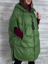 Women's Hooded Mid-sleeve Casual Cotton Coat