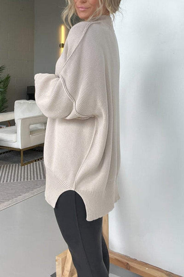 Women's Casual Round Neck Loose Sweater