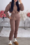 Women's Long Sleeve Hoodies Two Piece Set