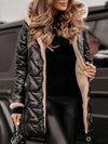 Women's Hooded Plush Long Coat