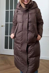 Women's Solid Color Lapel Long Coat