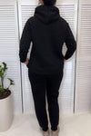 Women's Sequined Hoodies and Trousers Set