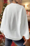 Women's Casual Printed Round Neck Long Sleeve Top