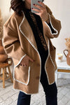 Women's Casual Solid Long Sleeve Jacket