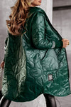 Women's Multi-colored Winter Warm Zipper Hooded Coat