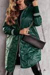 Women's Multi-colored Winter Warm Zipper Hooded Coat