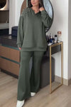 Women's Casual Solid Color Pants Suit