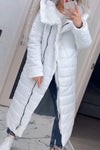 Women's Hooded Long-sleeved Trench Coat