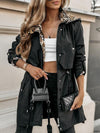 Women's Hooded Leopard Print Coat