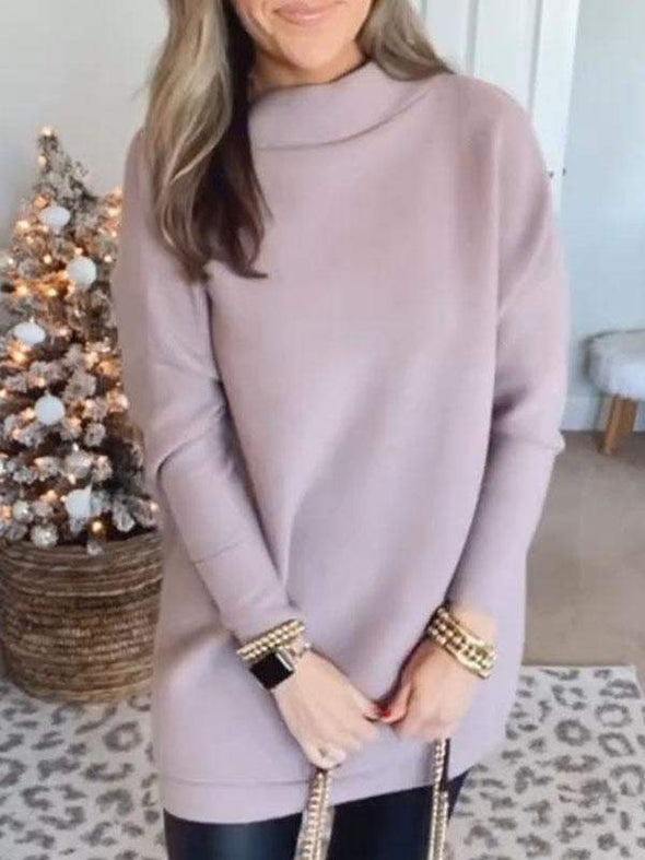 Women's Round Neck Solid Color Fashion Top