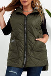 Women's down jacket hooded vest