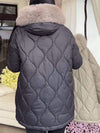 Women's Fur Collar Hooded Coat