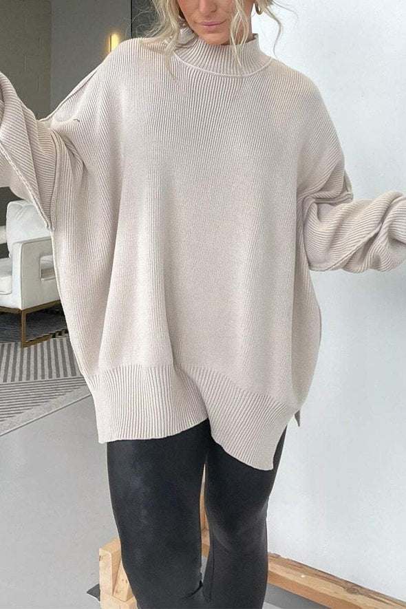 Women's Casual Round Neck Loose Sweater