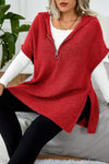 Women's Casual Solid Color V-neck Sweater Vest