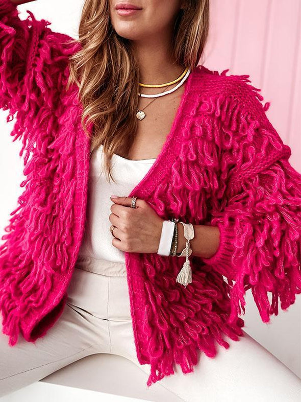 Women's Tassel Short Cardigan