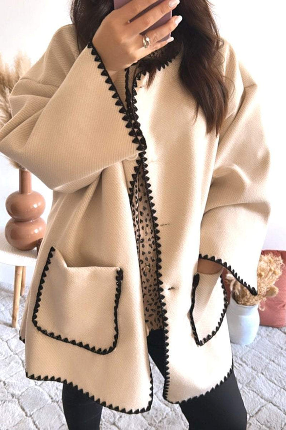 Women's Casual Solid Long Sleeve Jacket