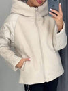 Women's Turtleneck Hooded Cotton Coat