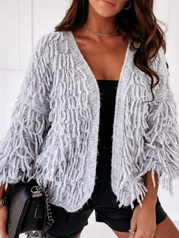 Women's Tassel Short Cardigan